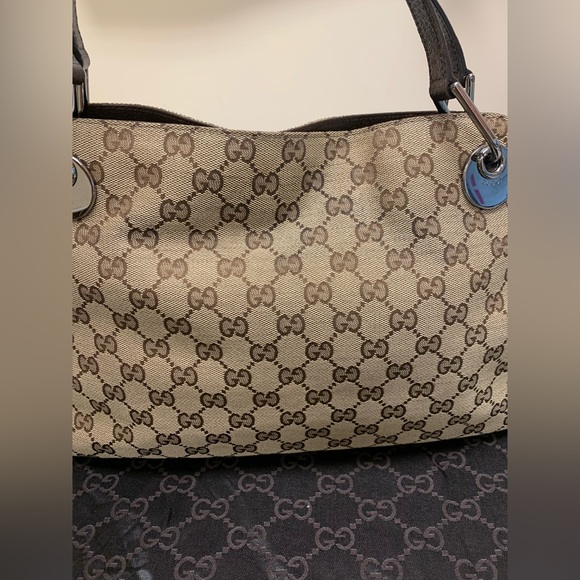 SOLD ❌ Authentic Gucci Monogram Eclipse Shoulder Bag ♥️ - Picture 9 of 16